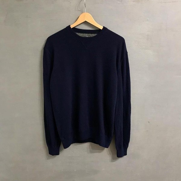 Men Scappino Sweater Navy 40 /L / 48
