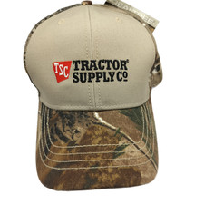 Tractor Supply Co TSC Realtree Camo Baseball Cap Hat OSFA One Size Fits All