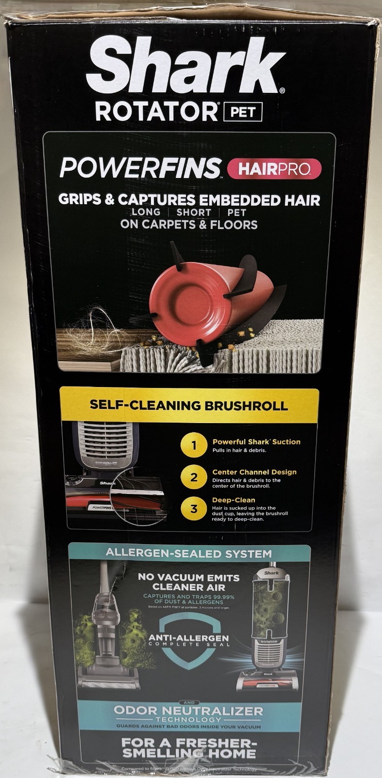 Shark Vacuum Cleaner Rotator Lightweight Bagless Upright Pet Hair (Open Box)