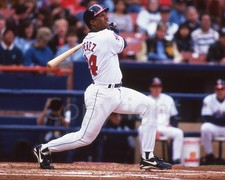 Eduardo Perez, California Angels, Color  8x10 Unsigned Photo.  (BK13-1)