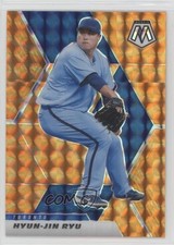 2021 Panini Mosaic Reactive Orange Mosaic Prizm Hyun-Jin Ryu #178 00gy