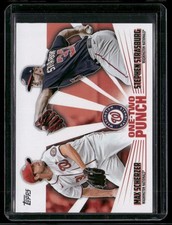 Max Scherzer / Stephen Strasburg 2023 Topps One-Two Punch Washington Nationals