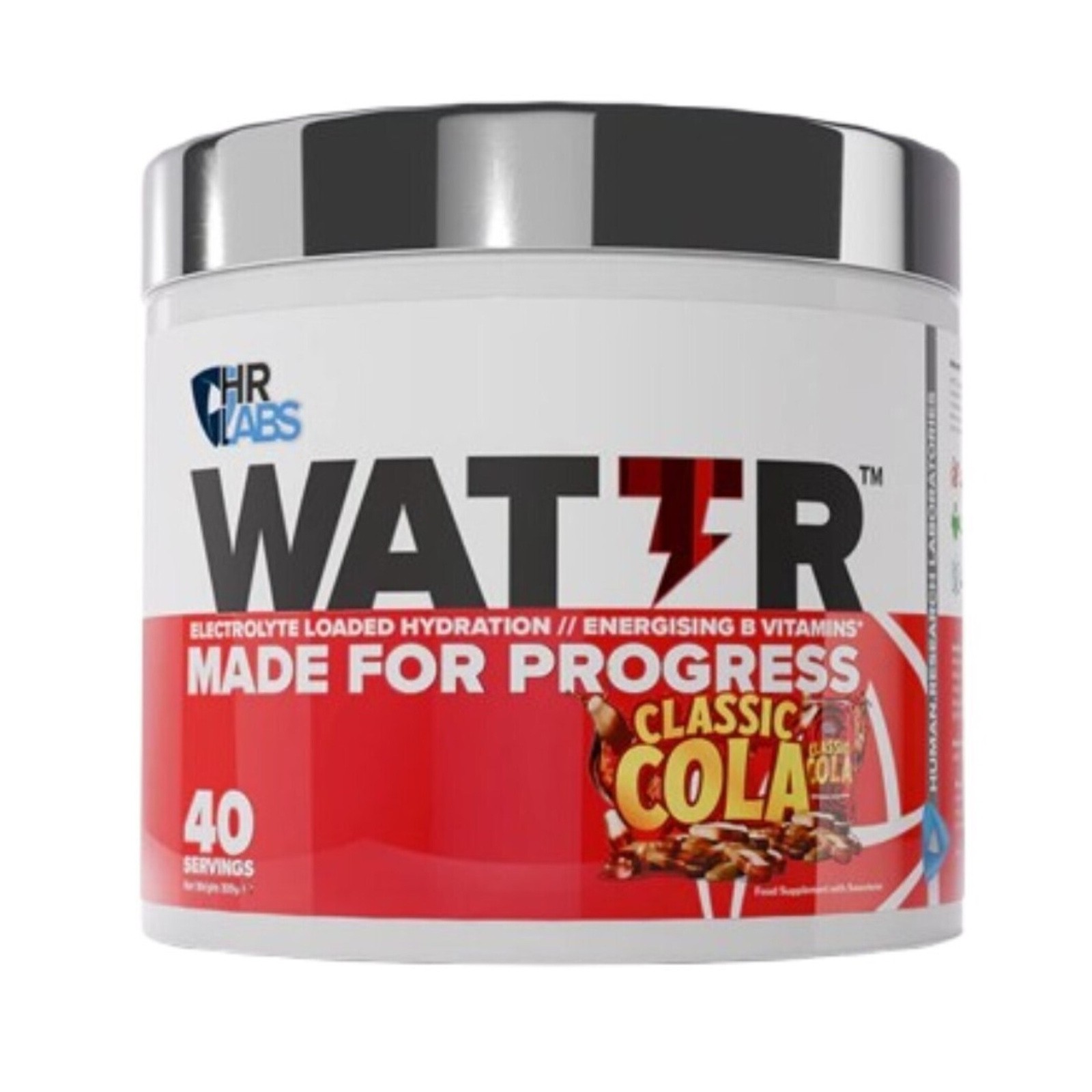 HR LABS WATTR ELECTROLYTE HYDRATION VITAMIN DRINK POWDER 320G CLASSIC COLA