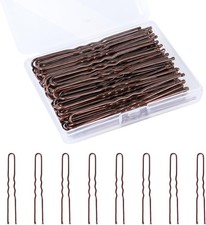 U Shaped Hair Pins, 100PCS 2.4inch Bun Hair Pins for Women Kids Girls