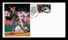 US COVER FIRST DAY OF ISSUE BASEBALL SCORE CARD JIM ABBOTT CALIFORNIA ANGELS