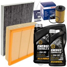 INSPEKTIONSPAKET+5L MANNOL 5W30 ÖL passend für 1.4-1.8 OPEL ASTRA G ZAFIRA B