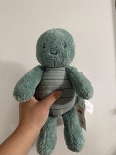Cloud Island Green Plush Turtle Textured Lovey Sensory Stuffed Animal 12" 2025