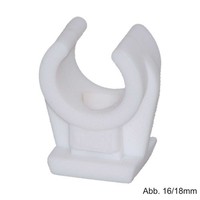 Rohrclip, Einfach, Aus Kunststoff Mit GewindehüLse, 8Mm