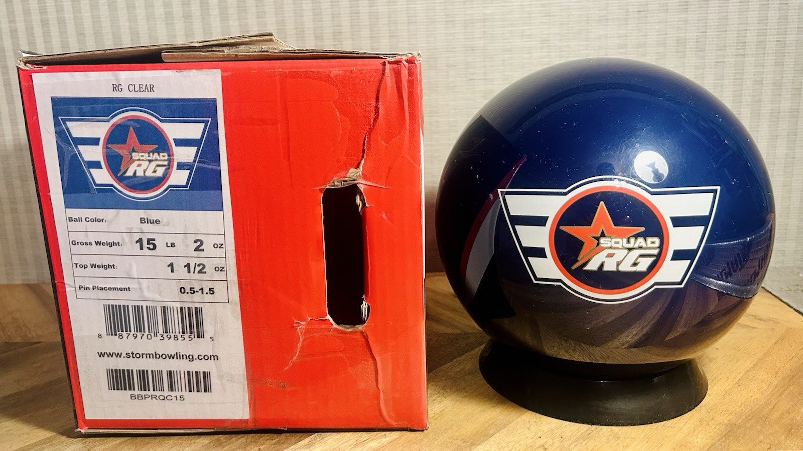 Roto Grip Squad RG Clear Spare Bowling Ball NIB Undrilled 1s