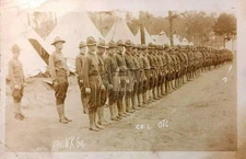Camp Hancock Augusta GA WW1 Co. "L" OTC Soldiers RPPC Photo Postcard COPY