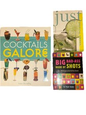 Cocktails Tropical Bartending Books Big Bad-Ass Book of Shots Knorr Lot Of 3
