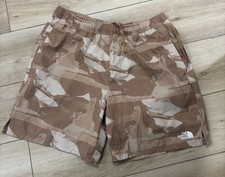 The North Face Men Wander Hiking Shorts Almond Butter Large L Tan Mint Athletic