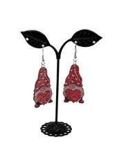 Valentine Gnome earrings