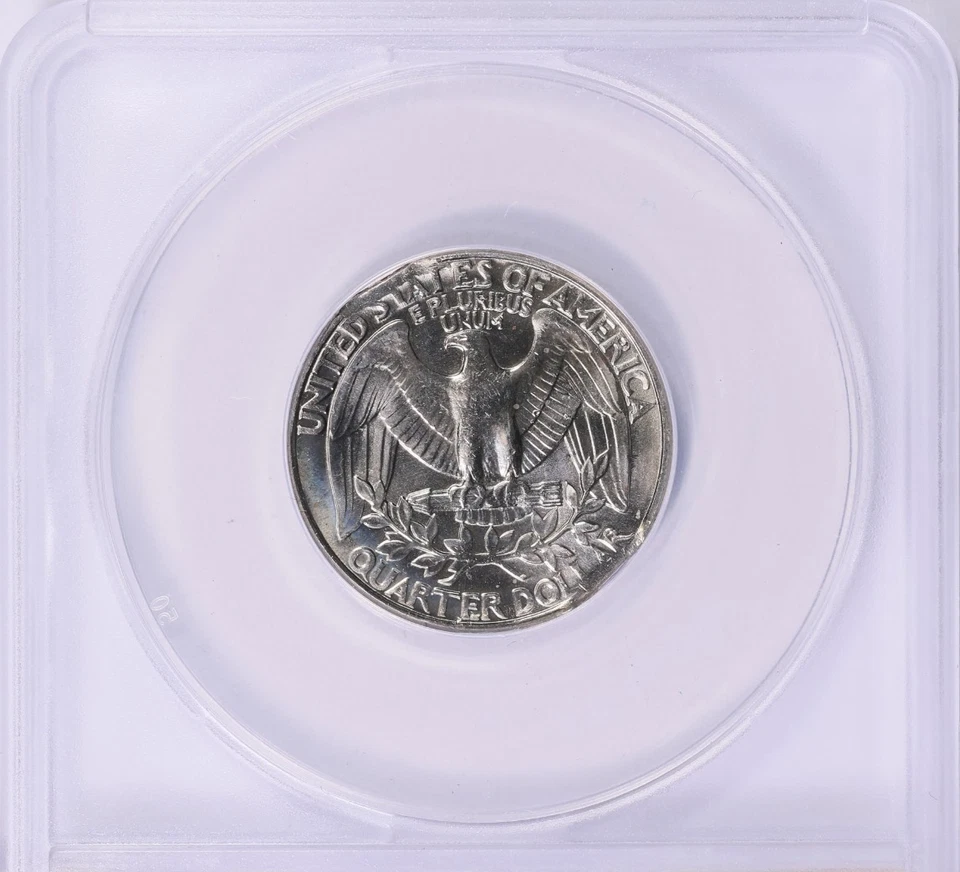 MS66 ERROR!!! 1980 D Washington DOUBLE CLIP 5.47g    From the Rippere Collection - Image 3 of 3