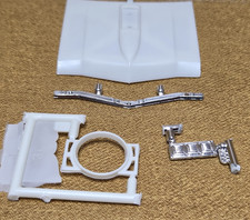 1967 Chevy Impala Ss Stock Ss Hood 125 Scale Amt New Model Parts