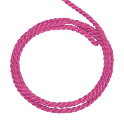 Twisted Cord Trim, 11 Yard 3.5mm 3-Ply Twine Braided Rope Thread, Rose Red