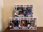 Marvel X-men Funko Pops 5 Figure Lot Wolverine Professor X Beast Jean Exclusives