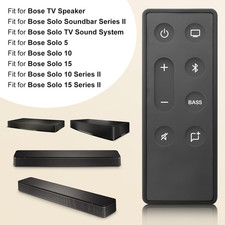 New Replacement Remote Control for Bose TV Speaker/Bose Solo Soundbar Series ...