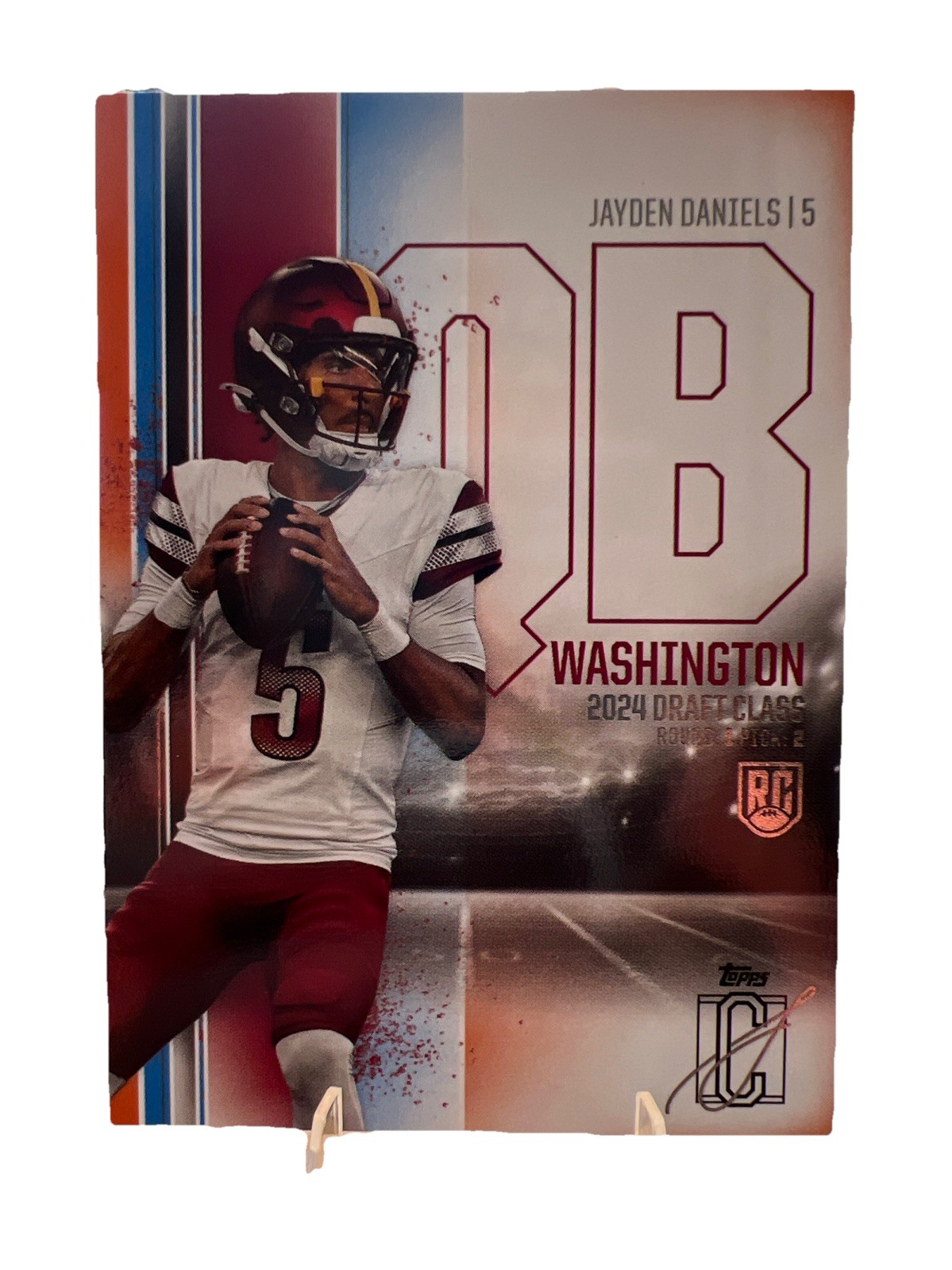 2024 Topps Signature Class - Rookies Jayden Daniels #194 Blue & Orange (RC)