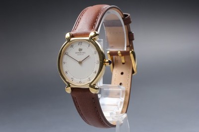 [Fast neuwertig] Raymond Weil Geneve 9160 30 mm cremefarbenes Zifferblatt Qua...