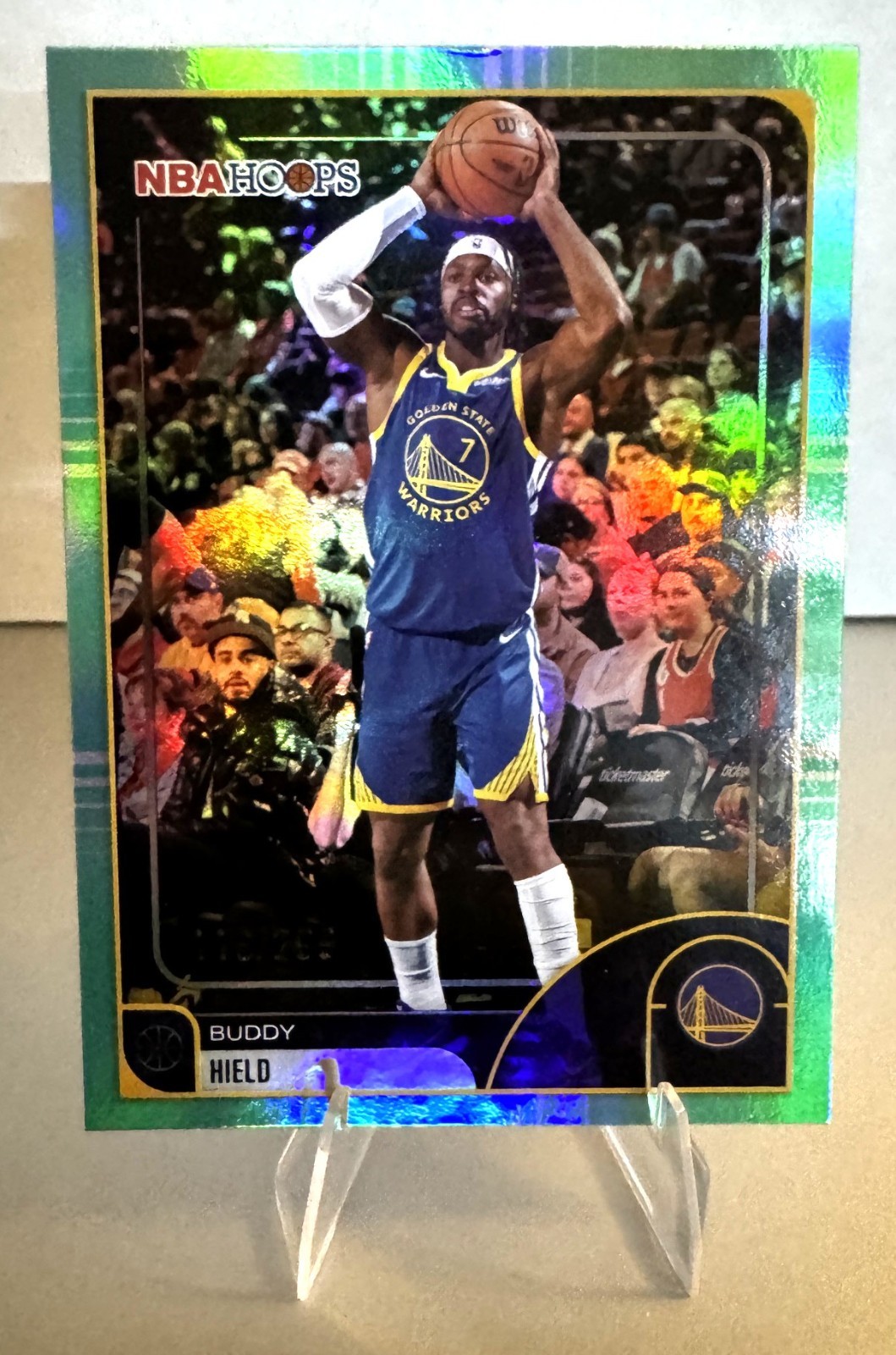 Buddy Hield #239 "Rainbow Teal" Parallel NUMBERED 116/299 - 2025/26 NBA Hoops