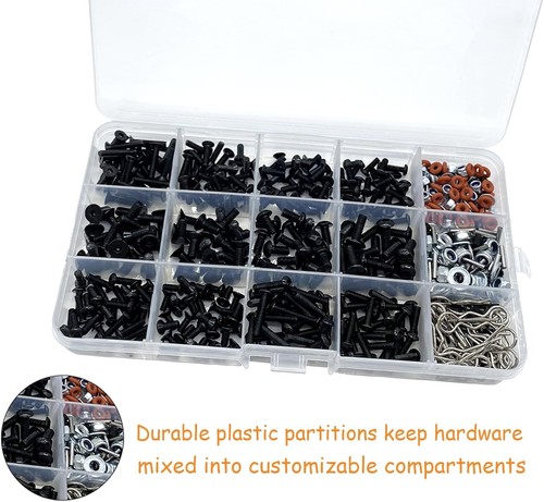 520Pcs Universal RC Screw Kit Screws Assortment Set Hardware Fasteners Traxxas - Picture 3 of 5
