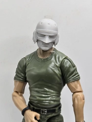 3d Printed Blizzard HEAD#1  1:18 3 3/4" GI Joe 25th Anniversary B115