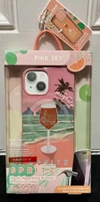 Pink Sky SPRITZ Shock Absorbing Bumper Protective Case for iPhone 15/14/13
