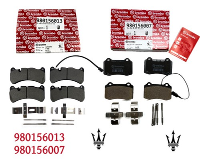 #ad 2013 2019 Maserati Ghibli Quattroporte 3.0L front rear brake pads brakes OEM $156.20