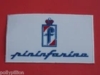 Motorsport Motor Racing Car Patch Sew / Iron On Badge:- Pininfarina
