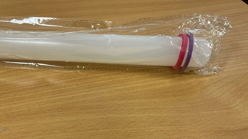 Non-Stick Sugarcraft Rolling Pin Adjustable Baking Rolling Pin Round Ends Design - Image 2 of 3