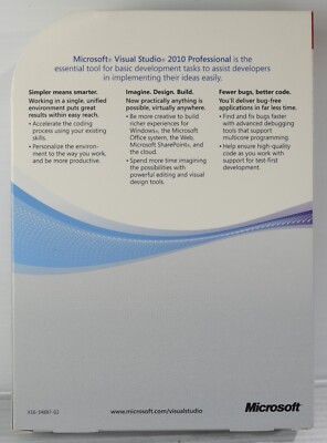 Microsoft Visual Studio 2010 Professional (Academic RETAIL Version