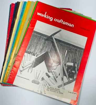 1970's The Working Craftsman Magazine 12 Issues + 2 Source Directories