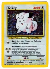 Clefairy 005/102 Base Set Holo for sale online | eBay