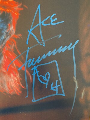 Kiss Ace Frehley Signed 16x20 Photo Chicago 1974 | eBay