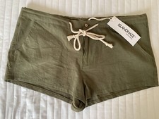 Island Haze Juniors Shorts Casual Summer Zipper Fly Rope Drawstring