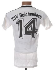 TSV REICHENBACH 1984/1986 WHITE FOOTBALL SHIRT M ADULT #14 MADE IN WEST GERMANY