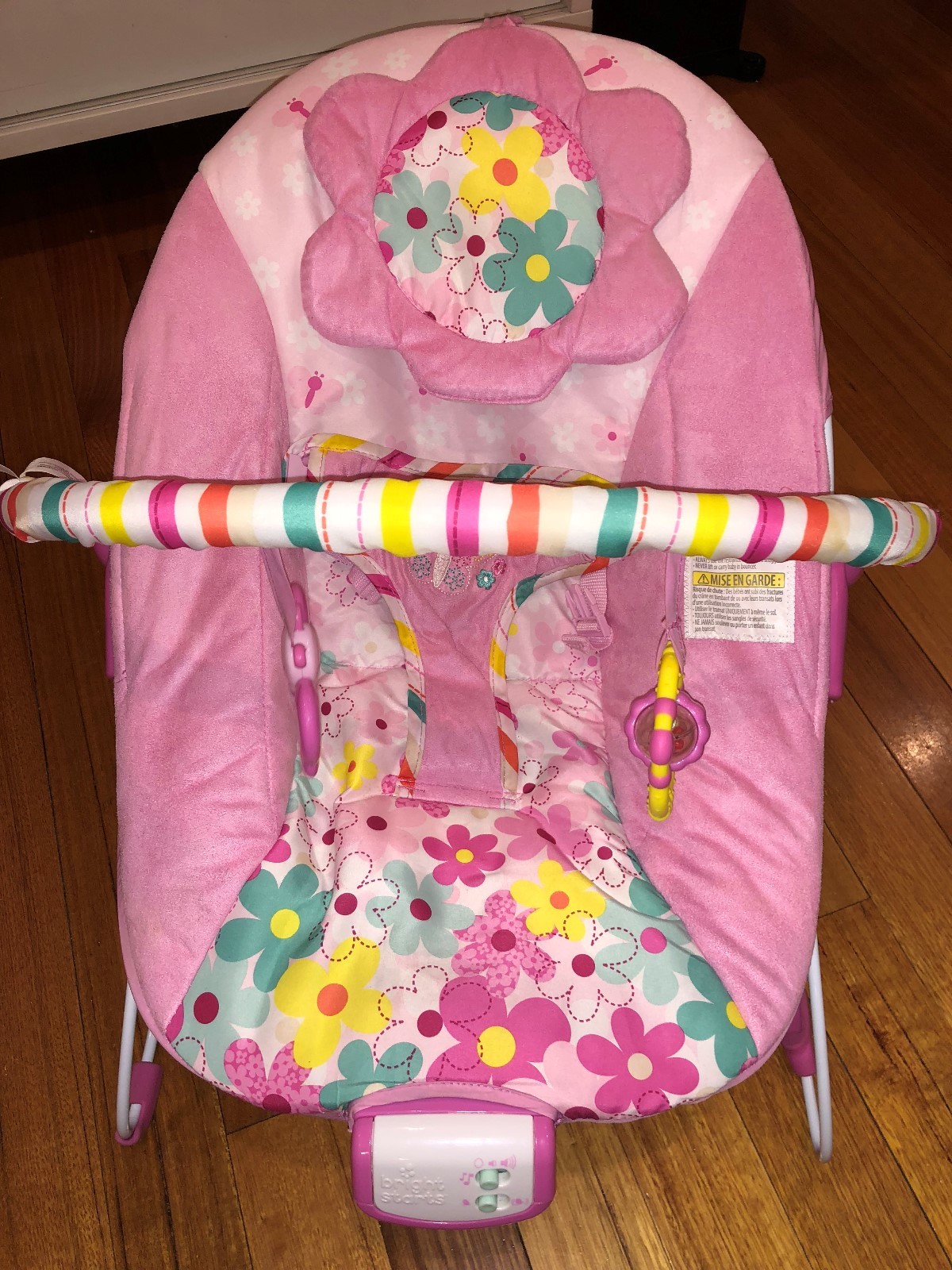 bright starts pretty in pink bouncer