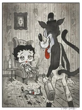 POP SURREALISM LOWBROW ANIMATION ART PRINT BY FRANK FORTE fine art print Set