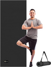 Extra Long and Wide Exercise Yoga Mat - Large Non Slip Workout Mat 84x30x0.25 