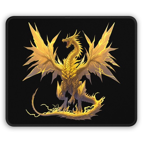 Mythical Dragon Gaming Mouse Pad - Perfect for Gamers, Unique Gift, Desk Decor, - Picture 2 of 5