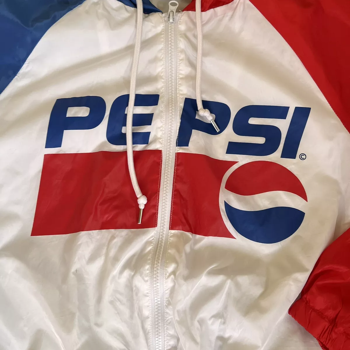 Pepsi colorblock top windbreaker jacket