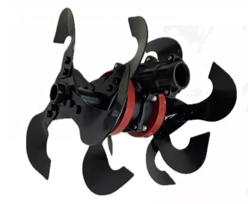 Gruppo Zappette Per Decespugliatore Motozappa Per Orto Fresa Ø26 - 9 Denti - Foto 2 di 6