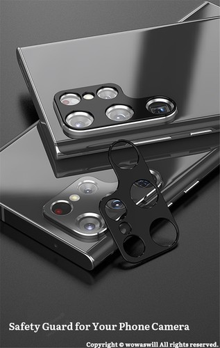 2x Full Cover Metal Camera Lens Screen Protector for Samsung Galaxy - Picture 3 of 15