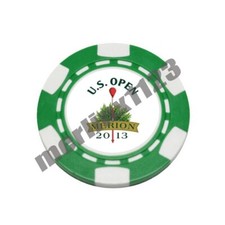 2013 US Open Merion Golf Club - Dia-magnetic Clay Poker Chip Golf Ball Marker