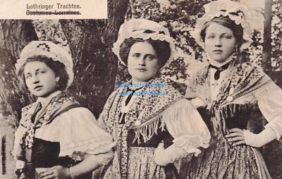 AK Tracht Lothringen Festungs-Lazarett Metz n. Stendal