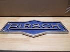 VINTAGE PETER PIRSCH FIRE TRUCK EMBLEM-BLUE BACKGROUND-MUST SEE! — photo 4