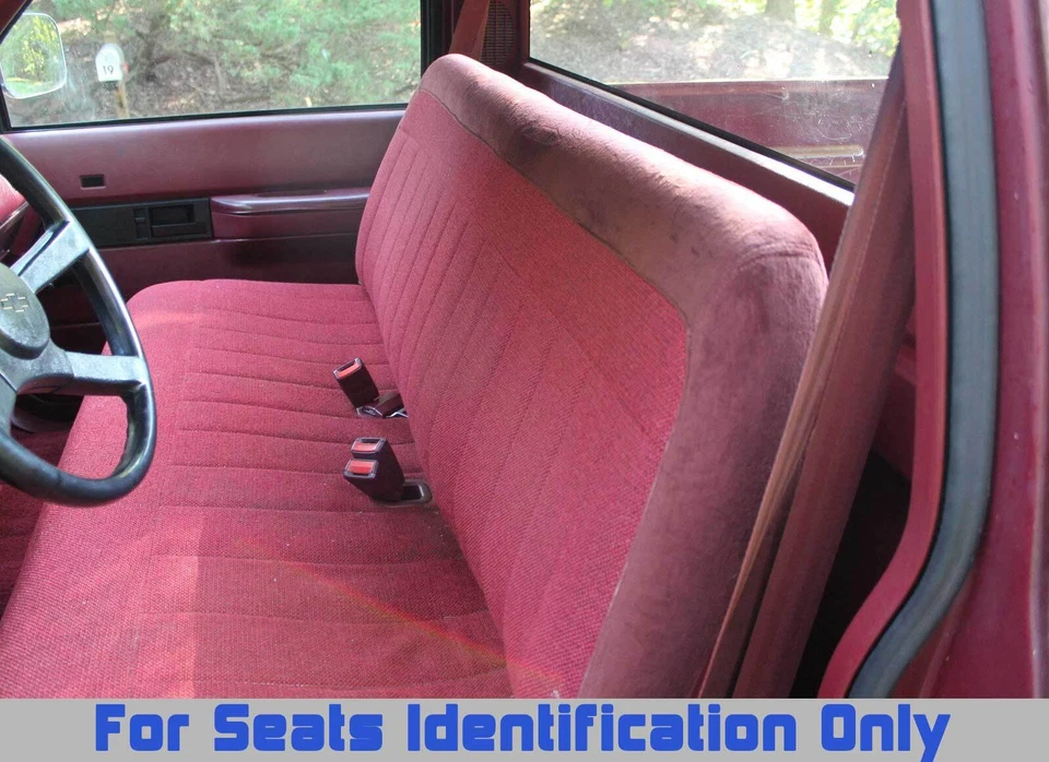 重型帆布 Fr 长凳卡车座椅套适合 88-94 雪佛兰 C/K 1500 2500 3500 — 第 2/4 张图片