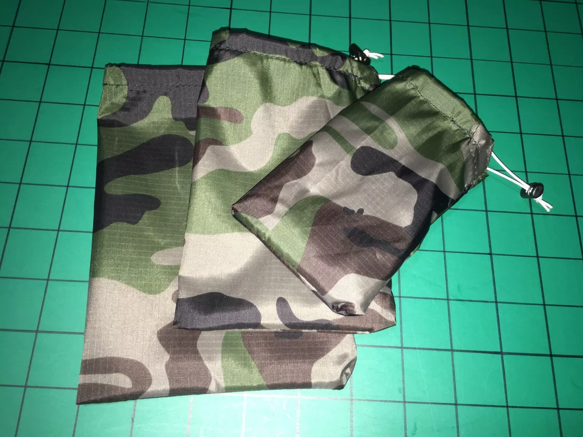 Woodland Camo Ditty Stuff Sack 3 Piece Set | eBay