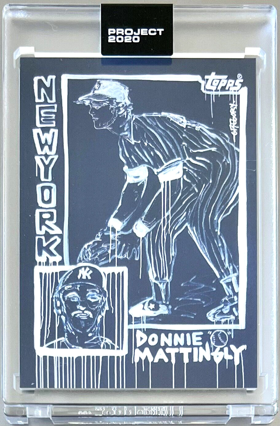 TOPPS PROJECT 2020 #69 DON MATTINGLY by GREGORY SIFF 1984 YANKEES FREE SHIPPING